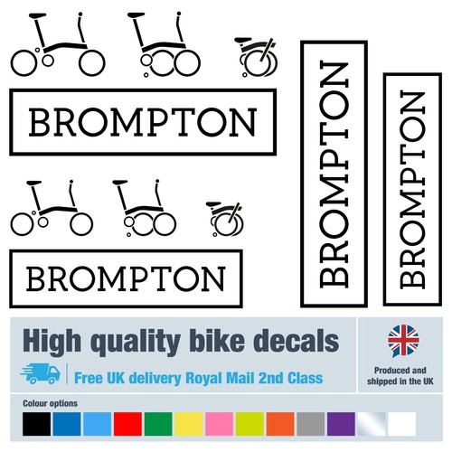 Brompton etichette