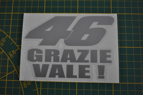 Stickers silver grazie vale - stickers,