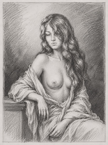 Stampa schizzo studio - schizzo, figura