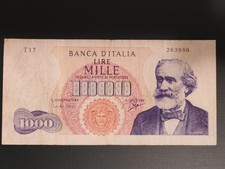 Lire Mille Giuseppe Verdi