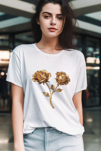 Shirt rosa oro maglietta - t-shirt,