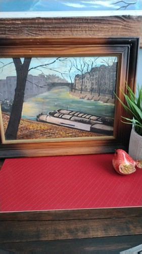 Dipinto olio epoca 1967 di - dipinto,