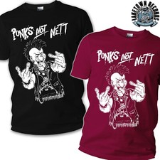 Maglietta PUNKS NOT NETT S-3XL