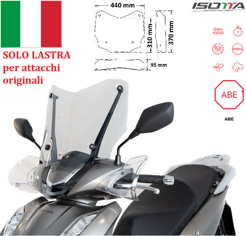 Isotta cupolino basso fume - isotta,