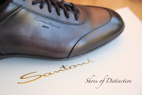 Santoni brown burnished - santoni,