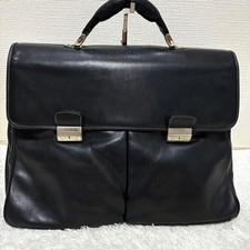Valextra Leather Briefcase