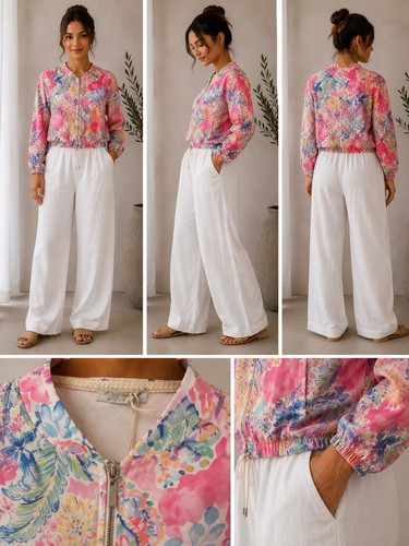 Giacca blouson colorata - giacca, stampa