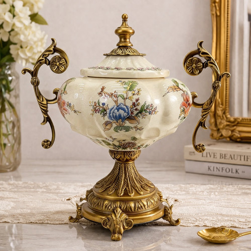 Vaso decorativo ceramica - in,