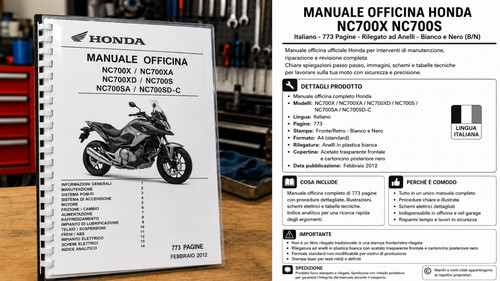 Manuale officina honda nc700x - officina,