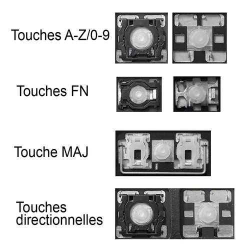 Touche clavier pour - clavier,