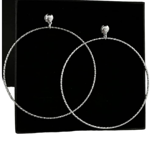 Orecchini argento 925 cerchio - ,