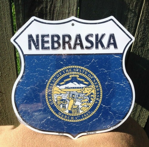 Bandiera stato nebraska - di,