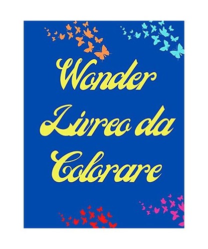 Wonder libro colorare - libro, da