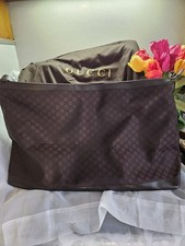 Gucci brown logo weekender - gucci,
