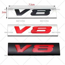 V8 Auto Emblem Front Meall