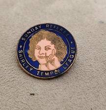 SPILLA SHIRLEY TEMPLE LEAGUE - CIRCA 1935 - ART DECO' SMALTATA