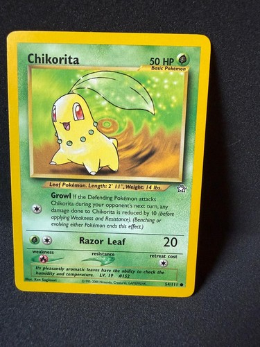 Chikorita 111 pokemon neo - 54/111,