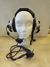 Cuffia Jetgard pilota militare RA101 Racal RAF aereo aereo aviazione microfono 