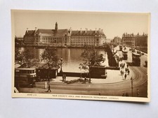 circa 1920 LONDRA New County Hall e Boadicea Monument-85908 JV-non affrancato-AK-17