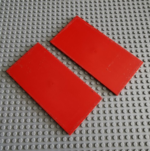 Lego piastrella tetto rosso - tetto,
