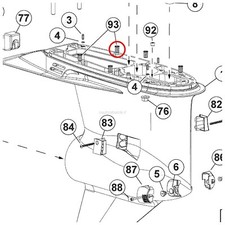 Boccole piede Evinrude G2 BRP - 1 PZ  - 357555