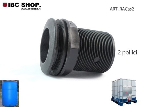 Raccordo passaparete pp - passaparete, 2"