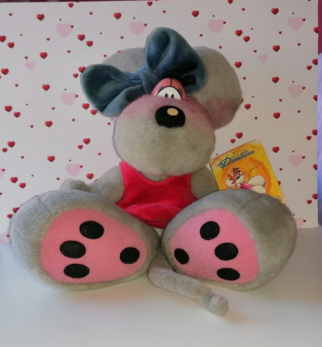 Diddlina peluche grigia