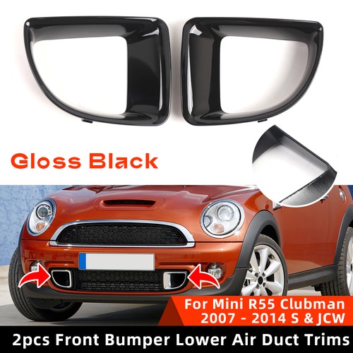 Black glossy air duct front - glossy,