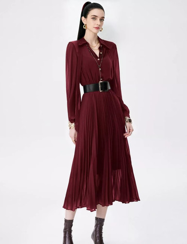 Vestito plissettato elegante - vestito,