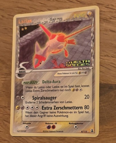 Carta pokémon latias delta - latias,