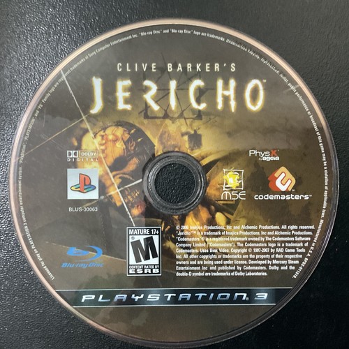 Jericho clive barker ps3 - jericho,