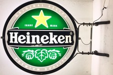 Insegna birra heineken - birra,