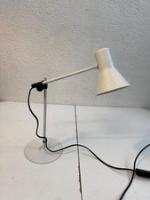 Vintage White Metal Desk Lamp