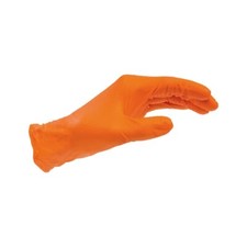 Guanti Nitrile Monouso Grip Taglia L Arancioni 100pz - WÜRTH 0899470122