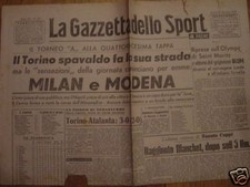 GAZZETTA SPORT LUNEDI' 30/12/1946 TORINO [CG1264]