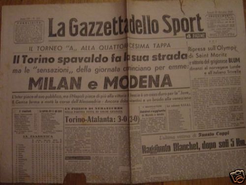 Gazzetta sport lunedi - sport, lunedi'