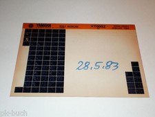 Yamaha XT 600 Z Stand 01/1983