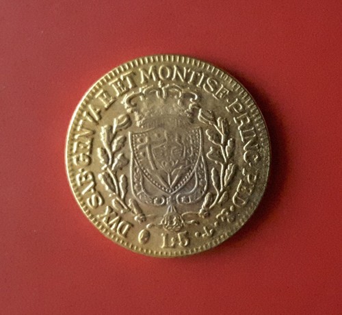 Riproduzione copia lire 1827 - lire,
