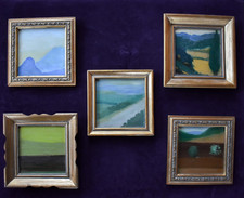 Set 5 dipinti ad olio 2003