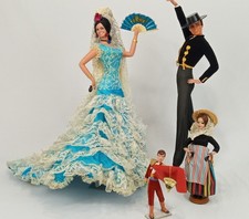 Grande coppia bambole anni 60