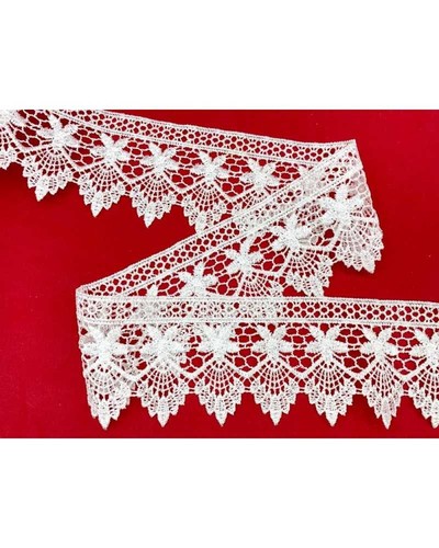 Passamaneria merletto bianco - passamaneria,