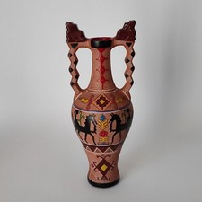 Anfora biansata in ceramica -