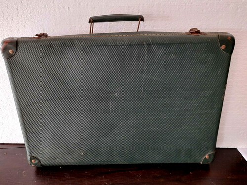 Antica valigia vintage - , verde