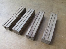4 BLOCS EN BOIS POUR PEDALES