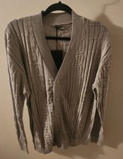 Cardigan Fendi FF Logo Lana