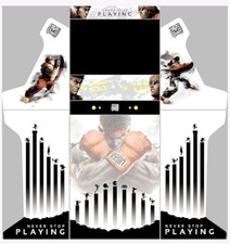 Grafica Bartop Weecade Cabinato Arcade Vinile Pandora Box Adesivi Street Fighter