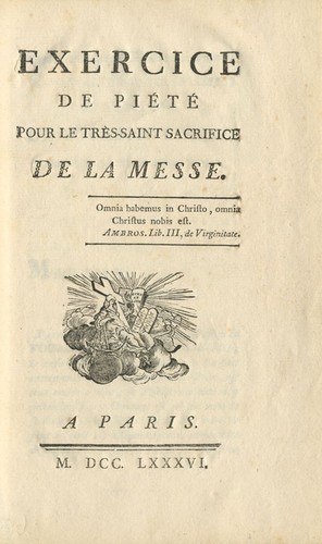 Exercice piété pour le - piÉtÉ,