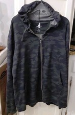 Felpa con cappuccio mimetica