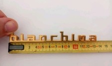 Stemma/Fregio Bianchina Dorato Originale per Auto d'epoca