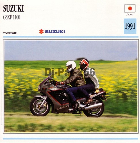 Fiche moto suzuki gsx f - moto,
